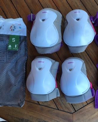 Protezioni ginocchiere polsiere rollerblade 8-15