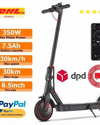 MONOPATTINI I9 30KMH 30KM 350W 8.5' NUOVI 💯🔥