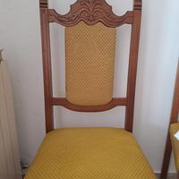 6 sedie in legno 