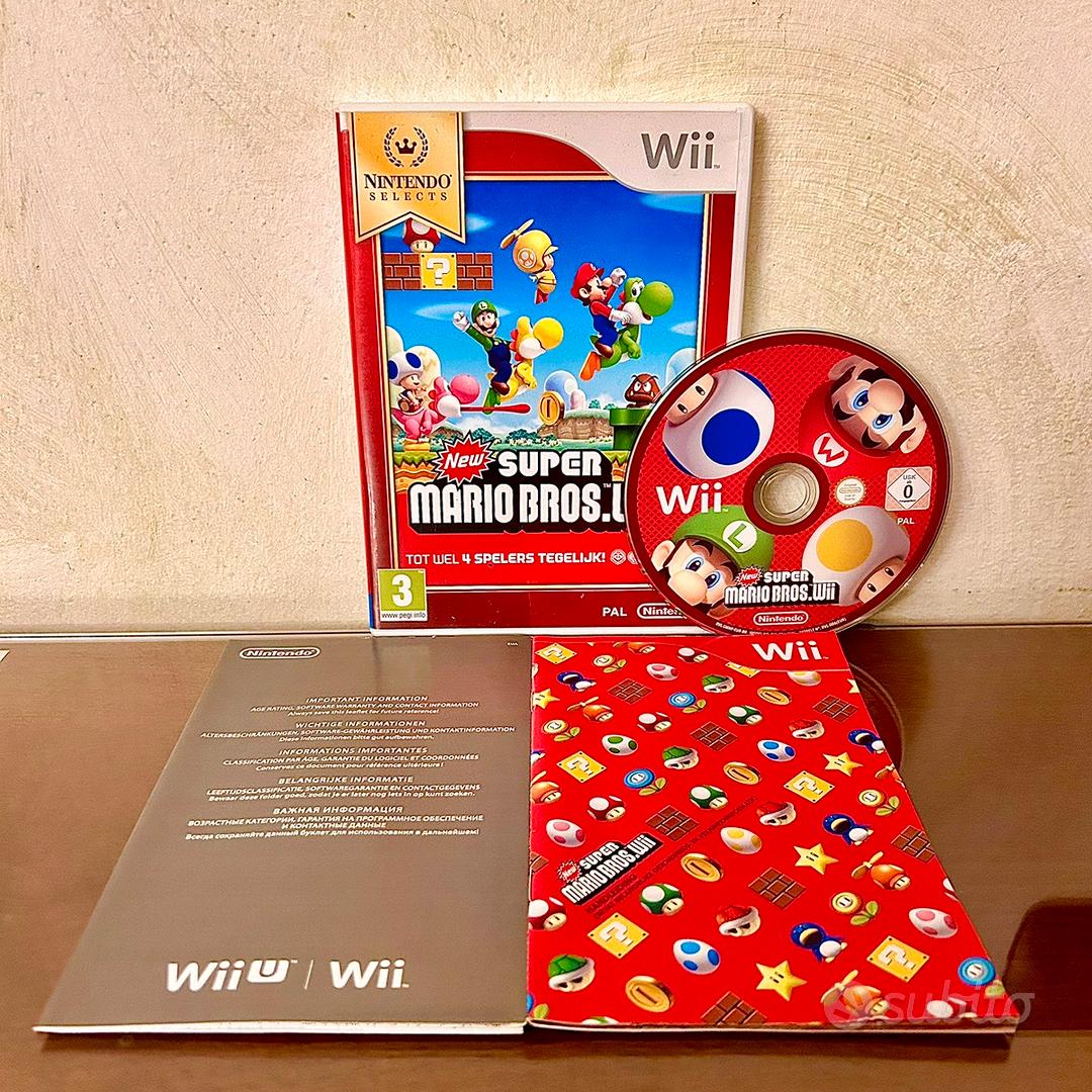 New Super Mario Bros. Wii (Nintendo Wii, PAL ITA) Console e