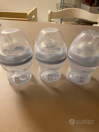 3 biberon 150 ml con tettarella ergonomica