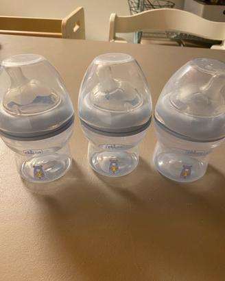 3 biberon 150 ml con tettarella ergonomica