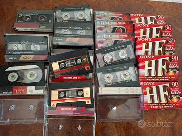 Cassette Audio (TDK-MAXELL-SONY)