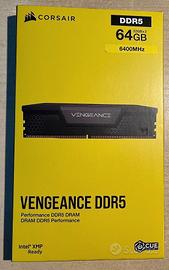CORSAIR VENGEANCE DDR5 RAM 64GB (2x32GB) 6400MHz