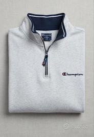 Felpa Champion Quarter-Zip Grigia L