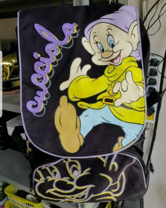 Zaino cartella scuola disney originale