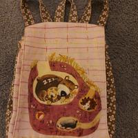 Zaino bambina in tessuto 