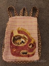 Zaino bambina in tessuto 