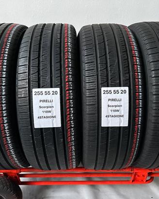 4 gomme 255 55 20 PIRELLI 4STAGIONE