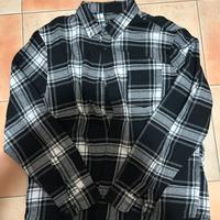 Camicia XXL  a righe bianche e nere Primark