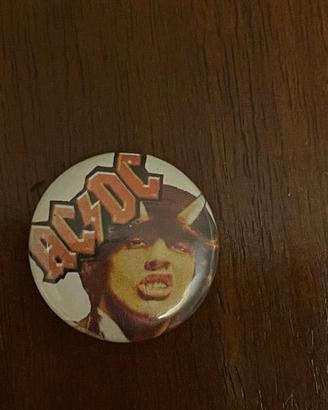 Spilla Vintage Originale AC/DC Anni '80 – Rara – B