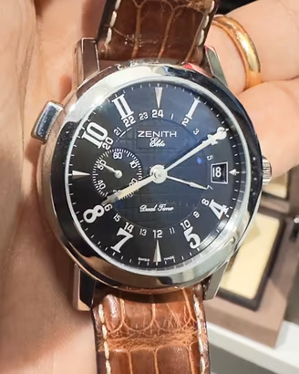 Orologio ZENITH port royal V dual time data