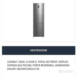 Frigo/Congelatore Hotpoint Ariston No Frost