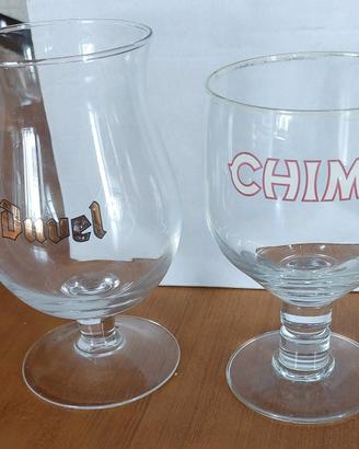Coppia di bicchieri da birra Belgio 0.5 litri