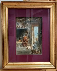 Coppia di quadri di Mario Fattori