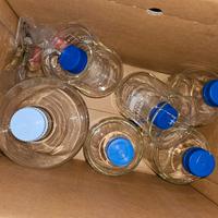 Lotto di flaconi in vetro Pyrex con tappo blu – Va