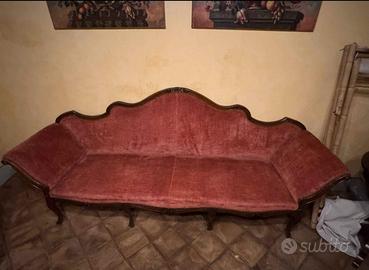 divano e due poltrone  stile luigi xv