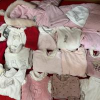 SET NEONATA abbigliamento bavaglini  1-3 MESI