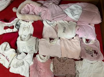 SET NEONATA abbigliamento bavaglini  1-3 MESI