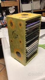 Porta CD in legno (decoupage)