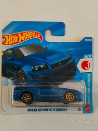 hot wheels Nissan skiline GTR 