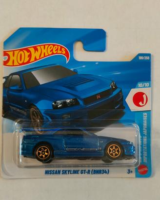 hot wheels Nissan skiline GTR 