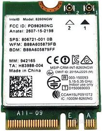 SCHEDA RETE INTEL AC 8260NGW WIFI M.2 802.11ac/a/b