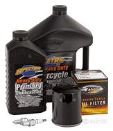 Kit tagliando, motore/cambio/primaria candele H-D