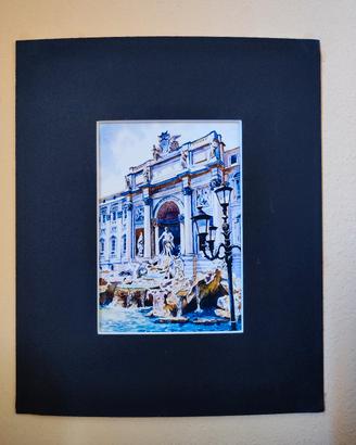 Disegno Fontana di Trevi 