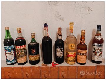 lotto bottiglie da collezione