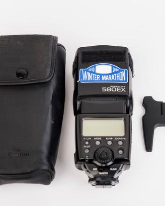 Flash Canon 580EX Speedlite + custodia originale