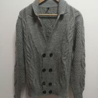 Cardigan Benetton Grigio Taglia M