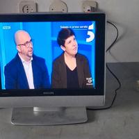 TV E MONITOR 20" PHILIPS 4:3 VINTAGE + DECODER DVB