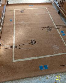 TAPPETO MODERNO cm.150x220 fondo beige