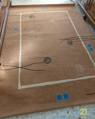 TAPPETO MODERNO cm.150x220 fondo beige