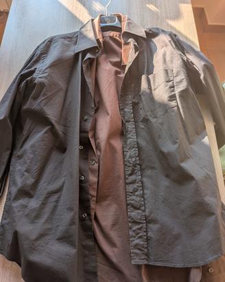 coppia camicie uomo manica lunga Krizia 42 10 1/2