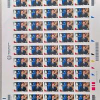 Foglio intero francobollo Berlusconi