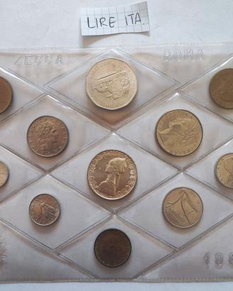 Set Lire Zecca di Roma 1980