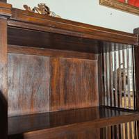 libreria  antica in mogano 