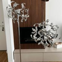 Coppia lampadario + piantana