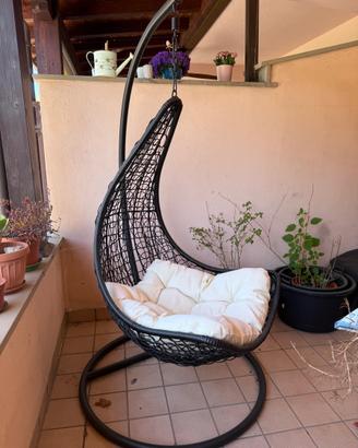 Poltrona a dondolo sospesa