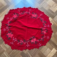 Centrino Centro tavola rosso natalizio