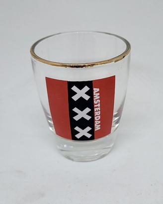 Bicchierino shot per liquori Amsterdam XXX