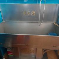 vasca per toelettatura inox