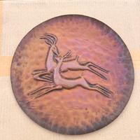 2 piatti decorativi in RAME