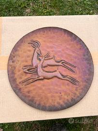 2 piatti decorativi in RAME