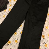 Pantaloni cotone neri Rinascimento