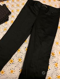 Pantaloni cotone neri Rinascimento