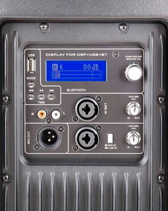 impianto stereo master audio
