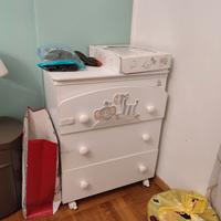 CAMERETTA completa: Armadio, Fasciatoio, lettino